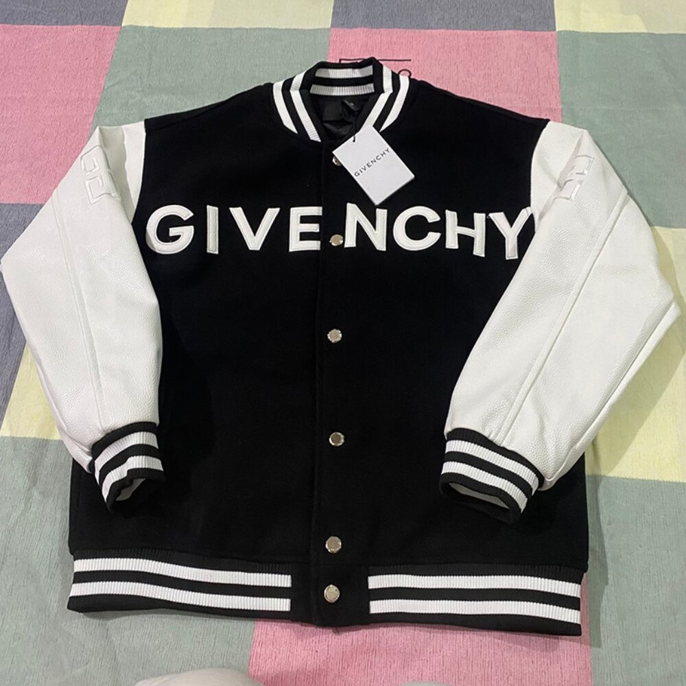 Givenchy Baseball Jacket Black & White - Picture 2 of 9